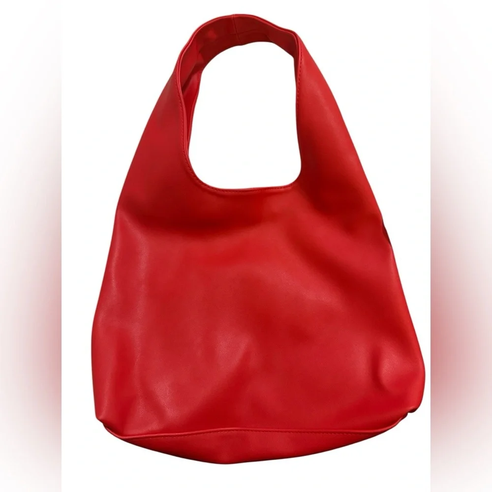Kylie Cosmetics Vibrant Red Hobo Bag